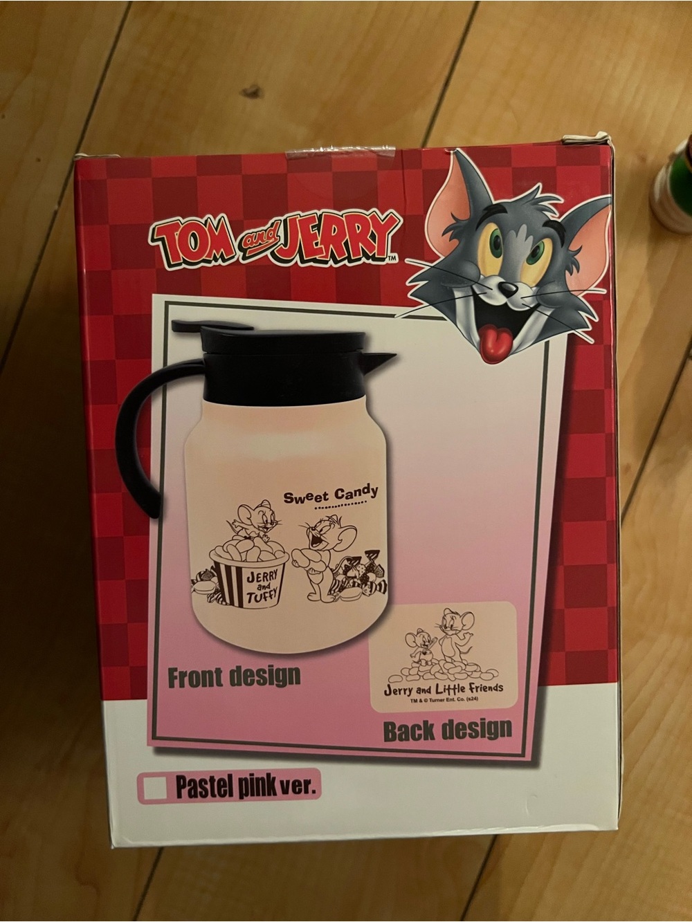 Pastel Pink Sweet Candy Coffee Carafe - Tom & Jerry